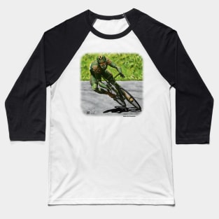 Orcs Cycling Race Competition Realistic Art Baseball T-Shirt